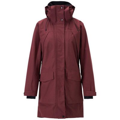 Pinewood Rain Parka W Earth Plum