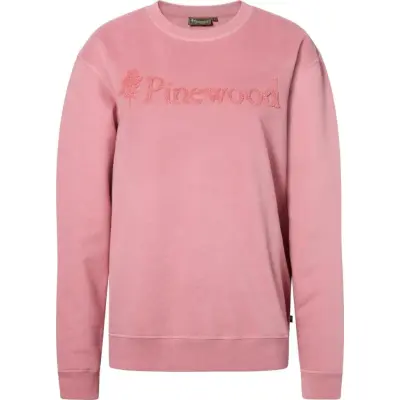 Pinewood Unisex Värnamo Pinewood Logo Sweater Dusty Pink