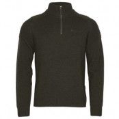 Pinewood Värnamo T Neck Sweater Green Mel