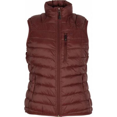 Pinewood Women's Abisko Insulation Vest Earth Plum