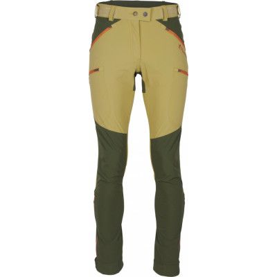 Pinewood Women's Abisko Light Stretch Pants Goldenhay/Mossgreen