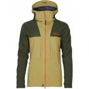 Pinewood Women's Abisko Trekking 3-Layer Jacket Goldenhay/Mossgreen