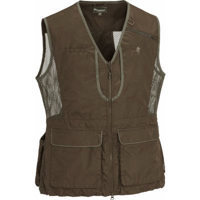 Pinewood Women's Dog Sports 2.0 Vest Suede Brown/Dark Olive