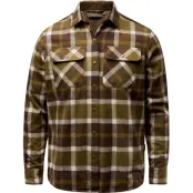 Pinewood Women's Douglas Shirt Olivegreen/cr.white
