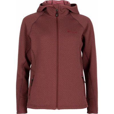 Pinewood Women's Everyday Travel Full Zip Hoodie Earth Plum Mel