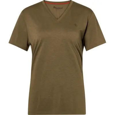 Pinewood Women's Finnveden Forest T-Shirt Olive Green