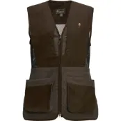 Pinewood Women's Shooting Vest Suede Brown