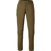 Pinewood Women's Värnamo Vintage Canvas Trousers Olive Brown