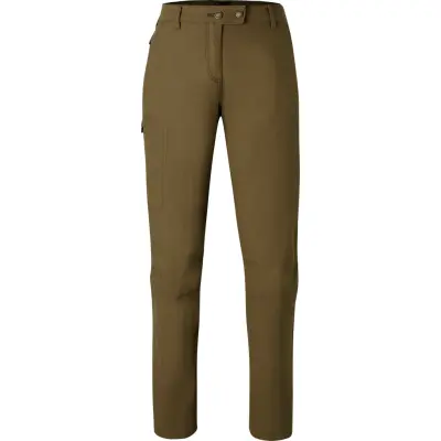 Pinewood Women's Värnamo Vintage Canvas Trousers  Olive Brown