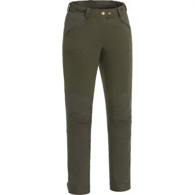 Pinewood W's Abisko/Brenton Pants Dark Olive/Suede Brown