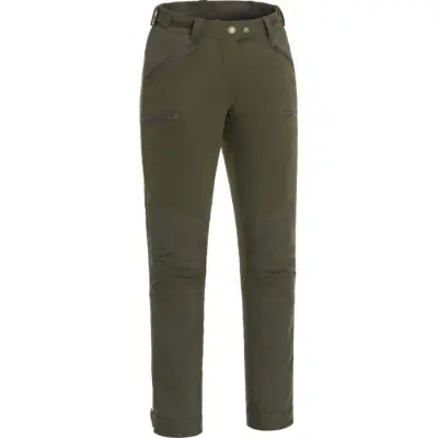Pinewood W's Abisko/Brenton Pants Dark Olive/Suede Brown
