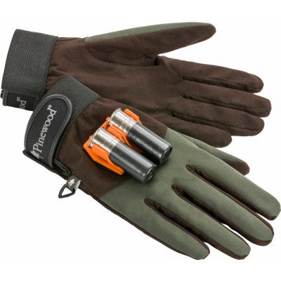 Pinewood Quick Reloader Gloves Moss Green/Dark Brown