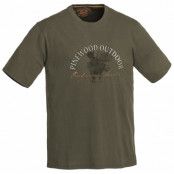 T-shirt Pinewood Moose Khakigrön UTFÖRSÄLJNING