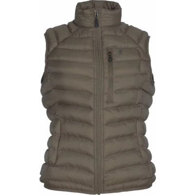 Pinewood Women's Abisko Insulation Vest Dark Mole Brown