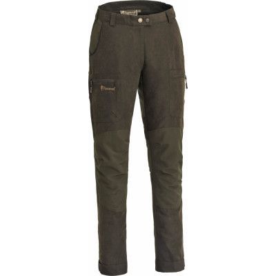 Pinewood Women's Caribou Hunting Trousers (2018) Suede Brown/Dark Olive