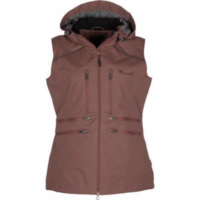 Pinewood Women's Dog Sports Windblocker Vest Marron Rose