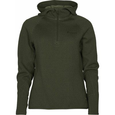 Pinewood Women's Everyday Travel Hoodie Dark Green Melange