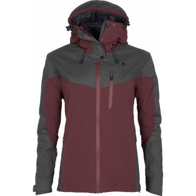 Pinewood Women's Finnveden Hybrid Extreme Jacket Earth Plum/Dark Anthracite