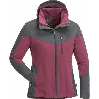 Pinewood Women's Finnveden Hybrid Jacket Plum/Dark Anthracite