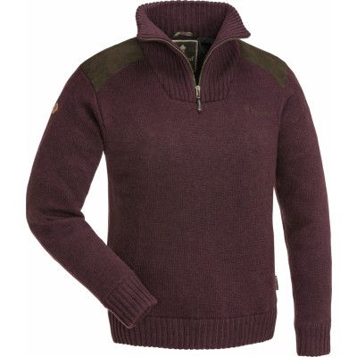 Pinewood Women's Hurricane Sweater Dark Burgundy Melange
