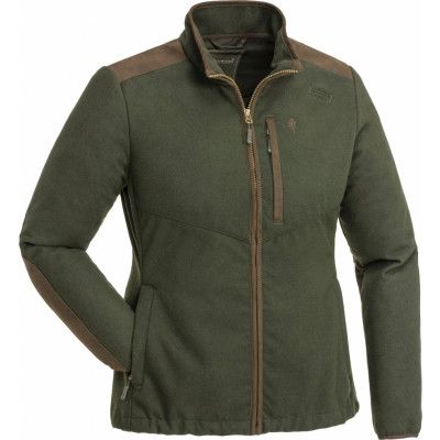 Pinewood Women's Nydala Windproof Jacket Moss Green/Suede Brown