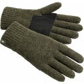 Pinewood Wool Glove Moss Green Melange