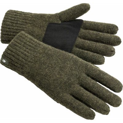 Pinewood Wool Glove Moss Green Melange