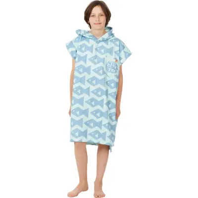 After Essentials Kids Poncho Square Fish