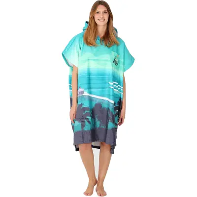 After Essentials Poncho Destination Malibu