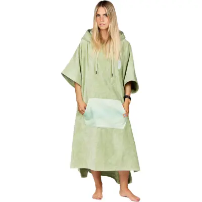After Essentials Poncho High-End Tender Green