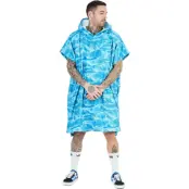 After Essentials Poncho Ocean Blue