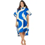After Essentials Poncho Swim Club Ondulations Blue