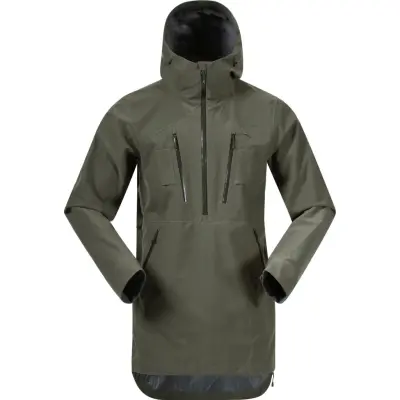 Bergans Women's Hogna 3L Anorak Green Mud
