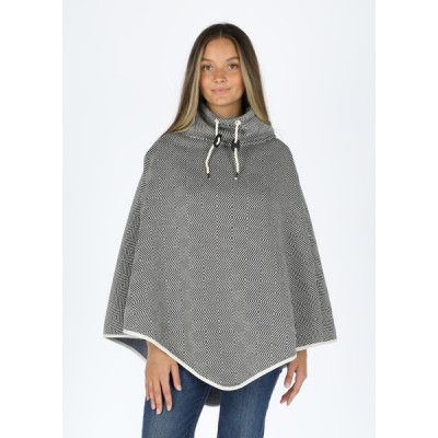 Caracas Fleece Poncho, Dark Navy, Onesize,  Vårjackor