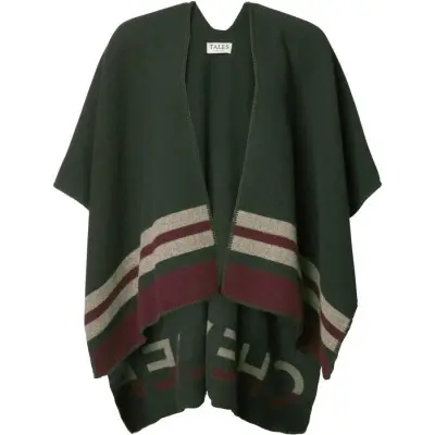 Chevalier Penrose Poncho Dark Green