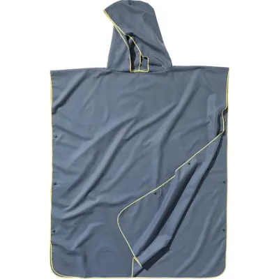 Cocoon Microfiber Towel Poncho Ultralight Anchor Grey