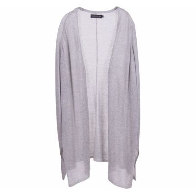 East Village Cardigan, Lt Grey Melange, 42/44,  Ellen New York