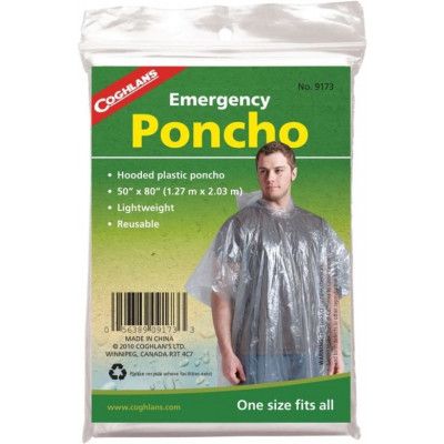 Emergency Poncho Clear