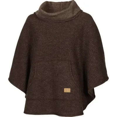 Ivanhoe Women's NLS Humla Poncho Chocolate