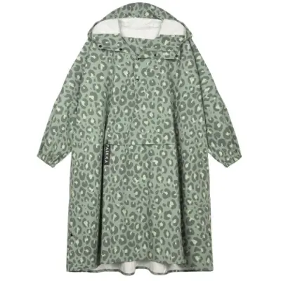 PAIKKA Human Rain Poncho Green Leo One Size