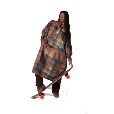 Rainkiss Poncho Tartan