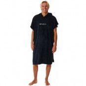 Rip Curl Brand Hooded Poncho Black/Grey
