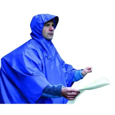 Sea to Summit 70D Tarp Poncho Blue Blue