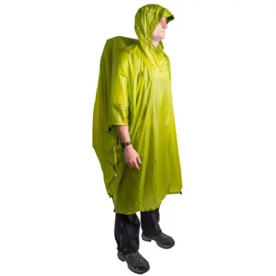 Sea to Summit Tarp Poncho 15D Ultra-Sil Nano 145X265 cm Lime