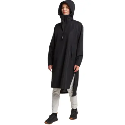 Tenson Drizzle Poncho Unisex Black