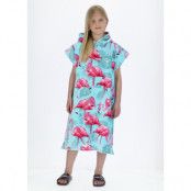 Tropical Beach Poncho Jr, Turquoise Flamingo, Onesize,  Blount And Pool
