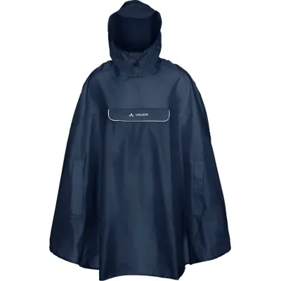 VAUDE Unisex Valdipino Rain Poncho Dark Sea Uni