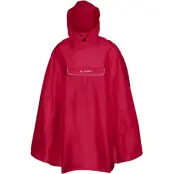 VAUDE Unisex Valdipino Rain Poncho Red Uni
