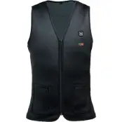 Avignon Heat Vest Thin V-Neck Powerbank Black