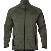 Avignon Heat Weaveguard Stickad Värmejacka Herr inkl Powerbank Brunmelerad